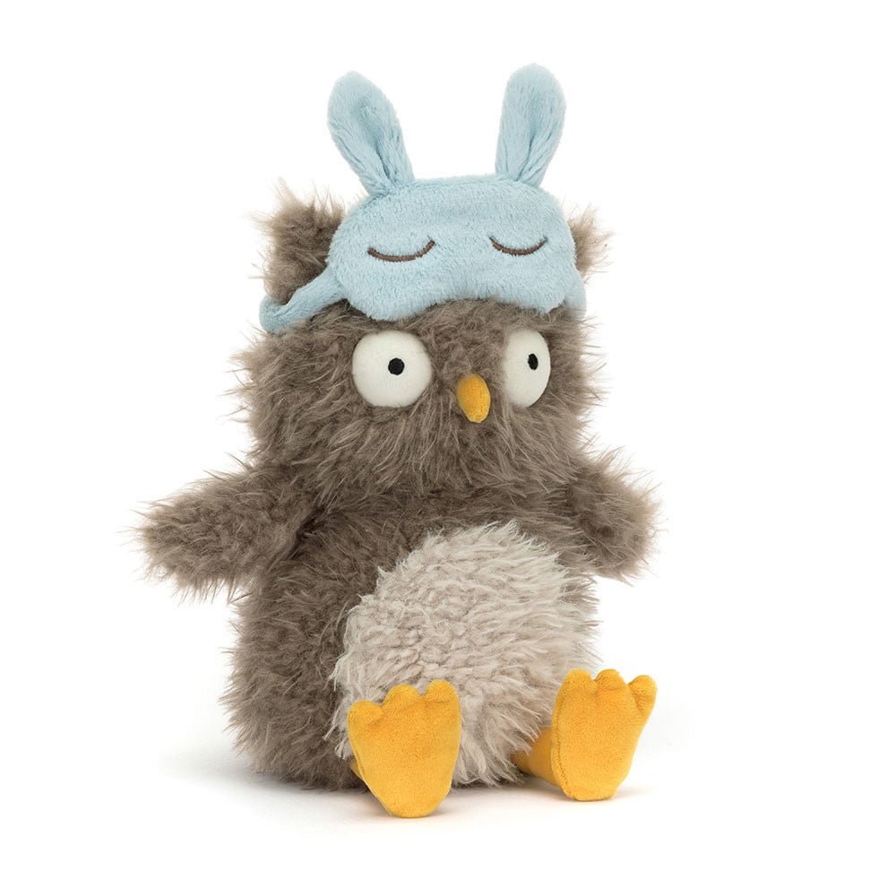 Jellycat Audrey Hootsoftly Plush Toys, Stuffed Animal Toys, 7.8 Inch Cute Christmas Owl, Soft and Huggable Bedtime Friends, Gifts for Girls Boys Kids Adults