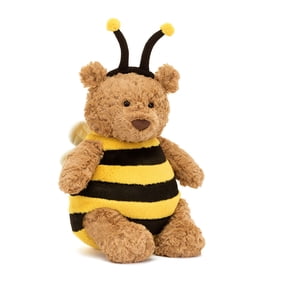 Jellycat Bartholomew Bear Bumblebee Stuffed Animal, 10.2 inches