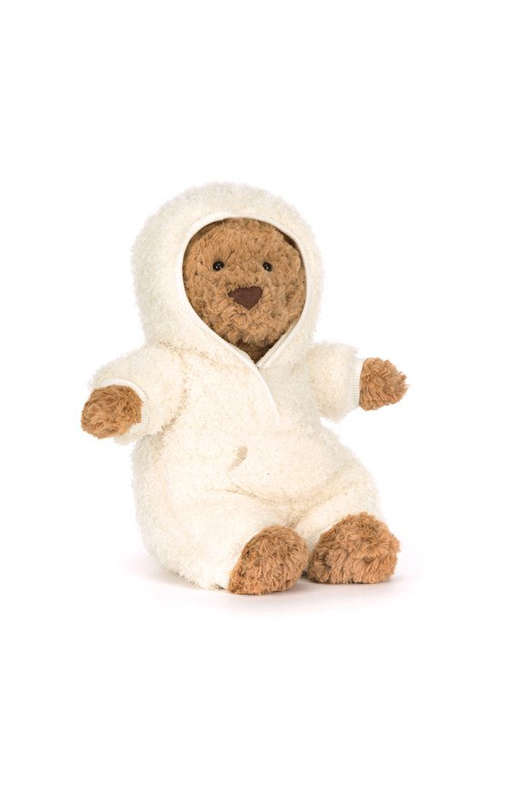 Bartholomew Bear Soft Toy, 11 Inch Toffee Brown Plush Teddy Bear Stuffed Animal, Classic Huggable Design
