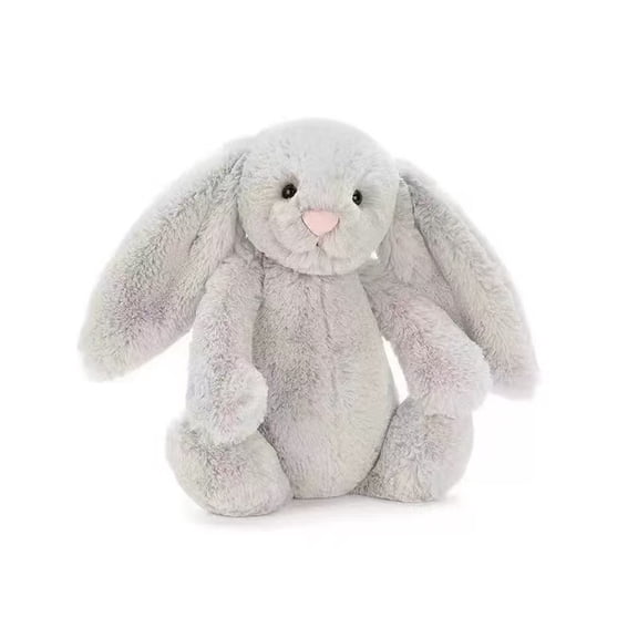 Jellycat Bashful Bunny Silver Sage Stuffed Animal, Medium 12.2 Inch Soft Plush Rabbit Toy,