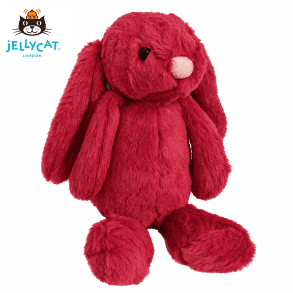Jellycat Bashful Cranberry Bunny Plush Toy