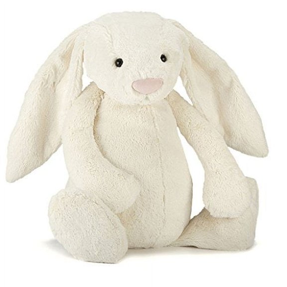 Jellycat Bashful Cream Bunny Stuffed Animal, Really Big, 31 inches