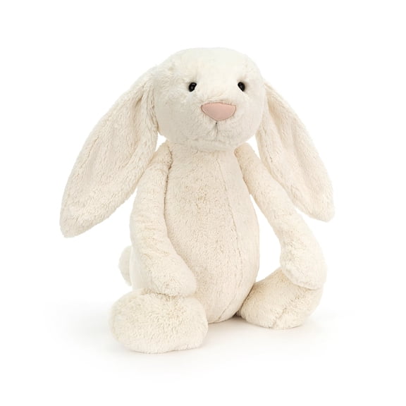 Jellycat Bashful Cream Bunny Stuffed Animal, Small, 7 inches
