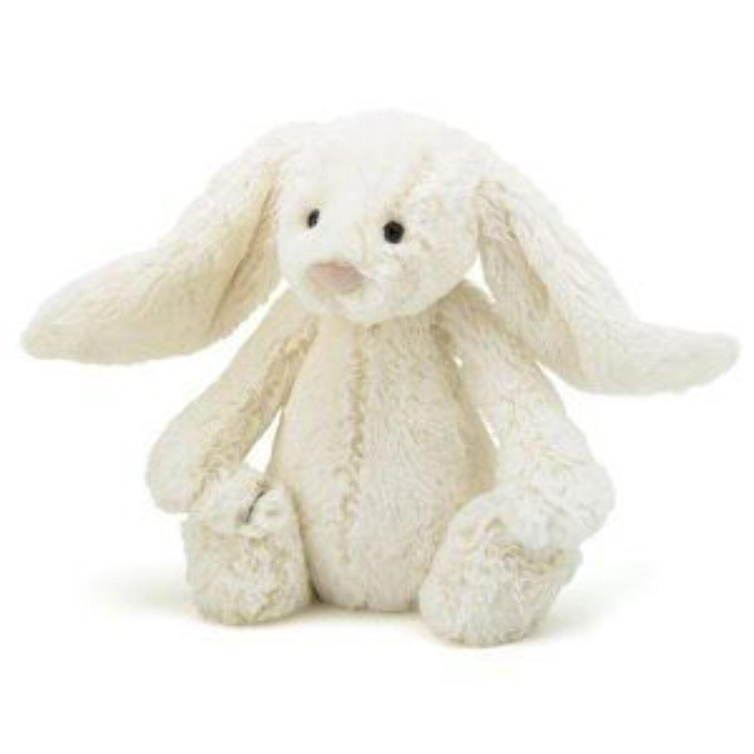 Jellycat Bashful Cream Bunny Stuffed Animal, Small, 7 inches
