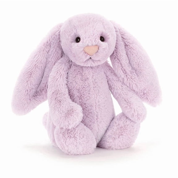 Jellycat Bashful Lilac Bunny Stuffed Animal, Medium 12 inches | Rabbit and Bunny Plush Toy | Classic Children's Gift