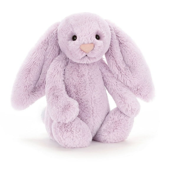 Jellycat Bashful Lilac Bunny Stuffed Animal Plush Toy - Purple, 12.2 in