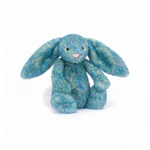 Jellycat Bashful Luxe Bunny Azure Stuffed Animal, Medium 12.2 Inch Soft Plush Rabbit Toy