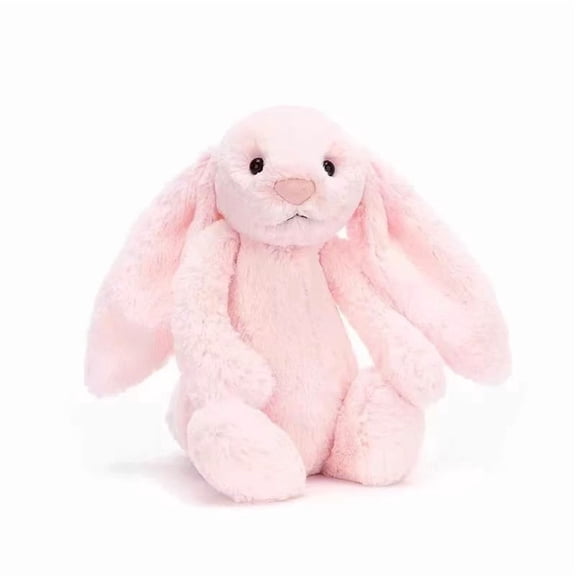 Jellycat Bashful Pink Bunny Stuffed Animal, 12 inches | Rabbit Plush Toy | Soft Cuddly Gift for Babies & Kids