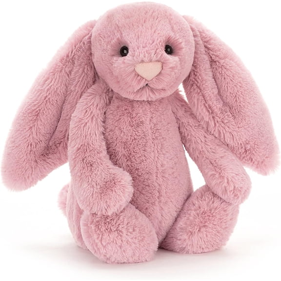 Jellycat Bashful Tulip Pink Bunny Stuffed Animal, Medium 12 inches - Rabbit and Bunny Plush Toy - Classic Children's Gift