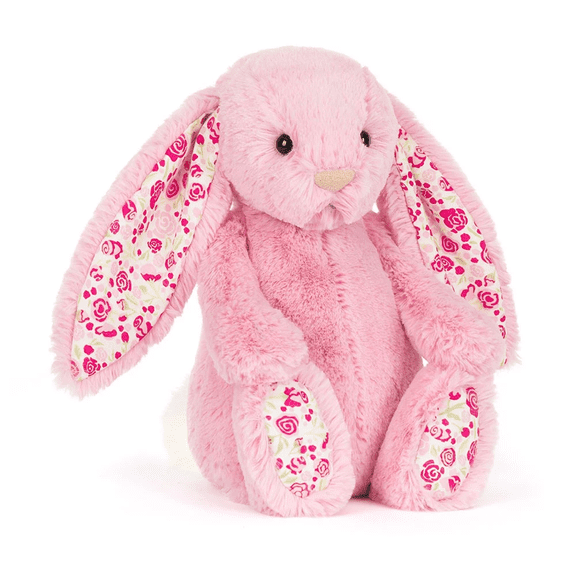 Jellycat Blossom Bashful Pink Bunny, Medium