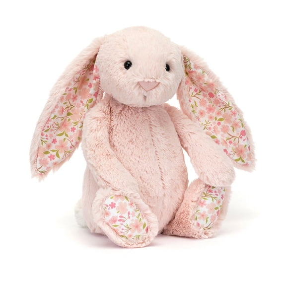 Jellycat Blossom Blush Bunny 'Cherry' Plush - White, 12.20in