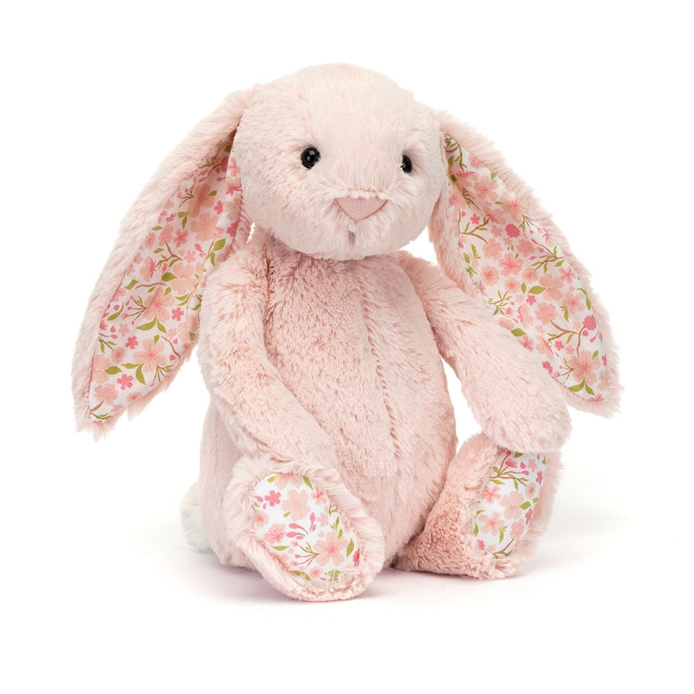Jellycat Blossom Blush Bunny 'Cherry' Plush - White, 12.20in
