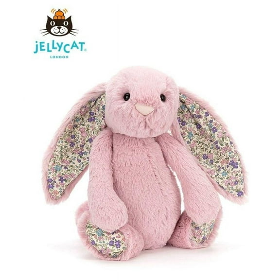 Jellycat Blossom Silver Bunny Stuffed Animal 20*28cm-