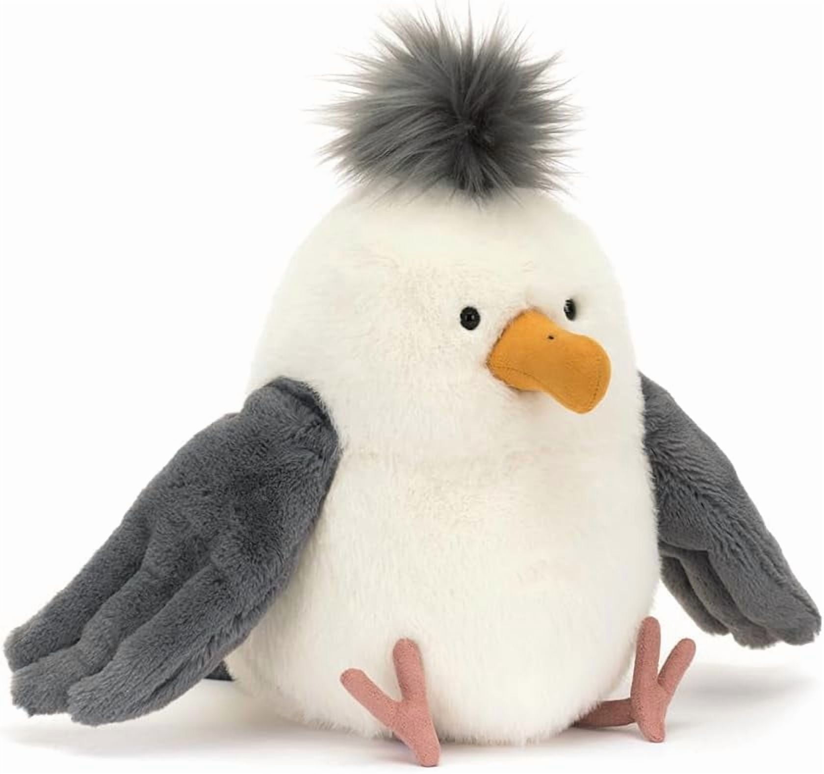 Jellycat Chip Seagull Stuffed Animal, 10 inches - Bird Plush Toy - Classic Children's Gift