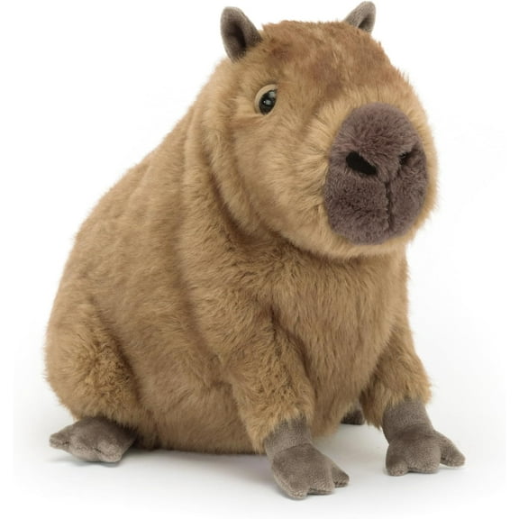 Jellycat Clyde Capybara Stuffed Animal, 9.5 inches - Capybara Plush Toy - Classic Children's Gift