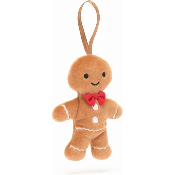 Jellycat Festive Folly Gingerbread Fred Ornament