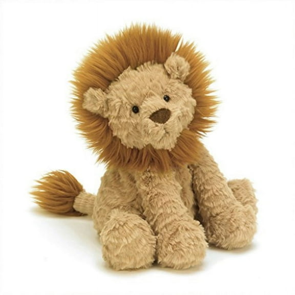 Jellycat Fuddlewuddle Lion Stuffed Animal, Medium 9 inches - Big Cat Plush Toy - Classic Children's Gift