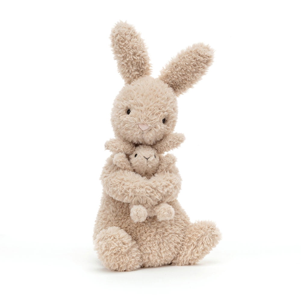 Jellycat Huddles Bunny Plush Stuffed Animal with Fluffy Tail, Ultra ...