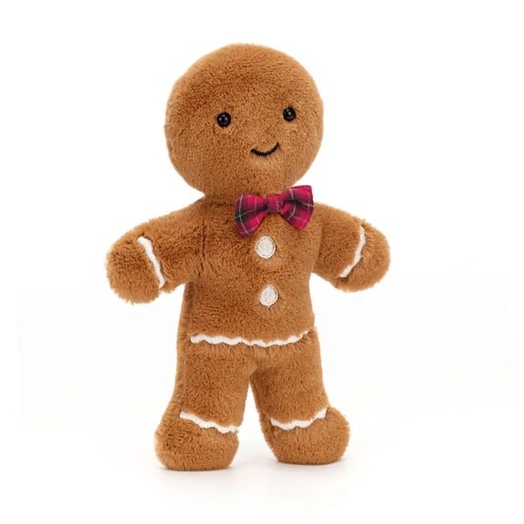 Jellycat Jolly Gingerbread Fred, 13 IN Valentine's Day Gift, Christmas Gift for Girls Boys Kids Adult
