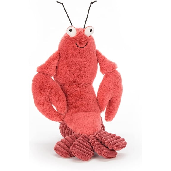 Jellycat Larry Lobster Stuffed Animal, Medium 13.5 inches - Ocean & Sea Plush Toy - Classic Children's Gift