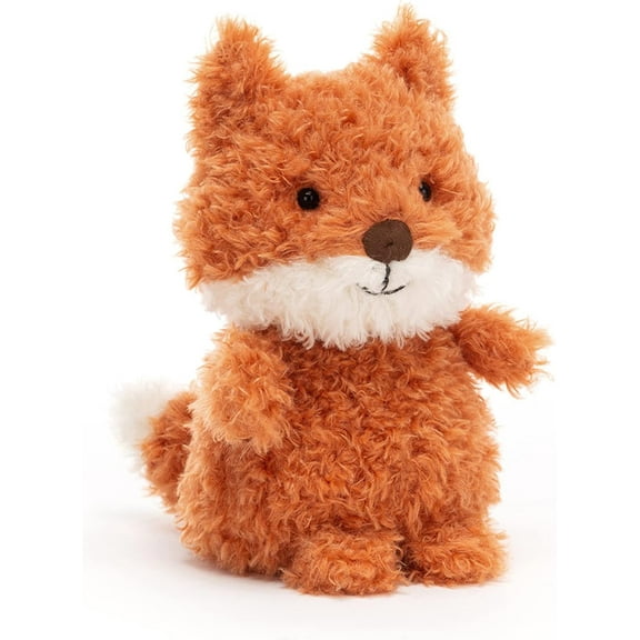 Jellycat Little Fox Stuffed Animal, 7 inches - Woodland Plush Toy - Classic Children's Gift