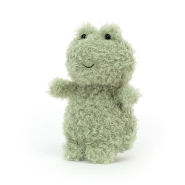 Jellycat Little Frog Plush Toy - Green Ocean & Sea Life Stuffed Animal, Huggable & Cute, 7.09 inches