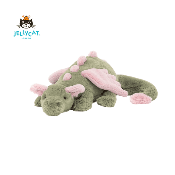 Jellycat Malachy Dragon Stuffed Animals 19.67 Inch Big Dragon Plush Toys for Kids