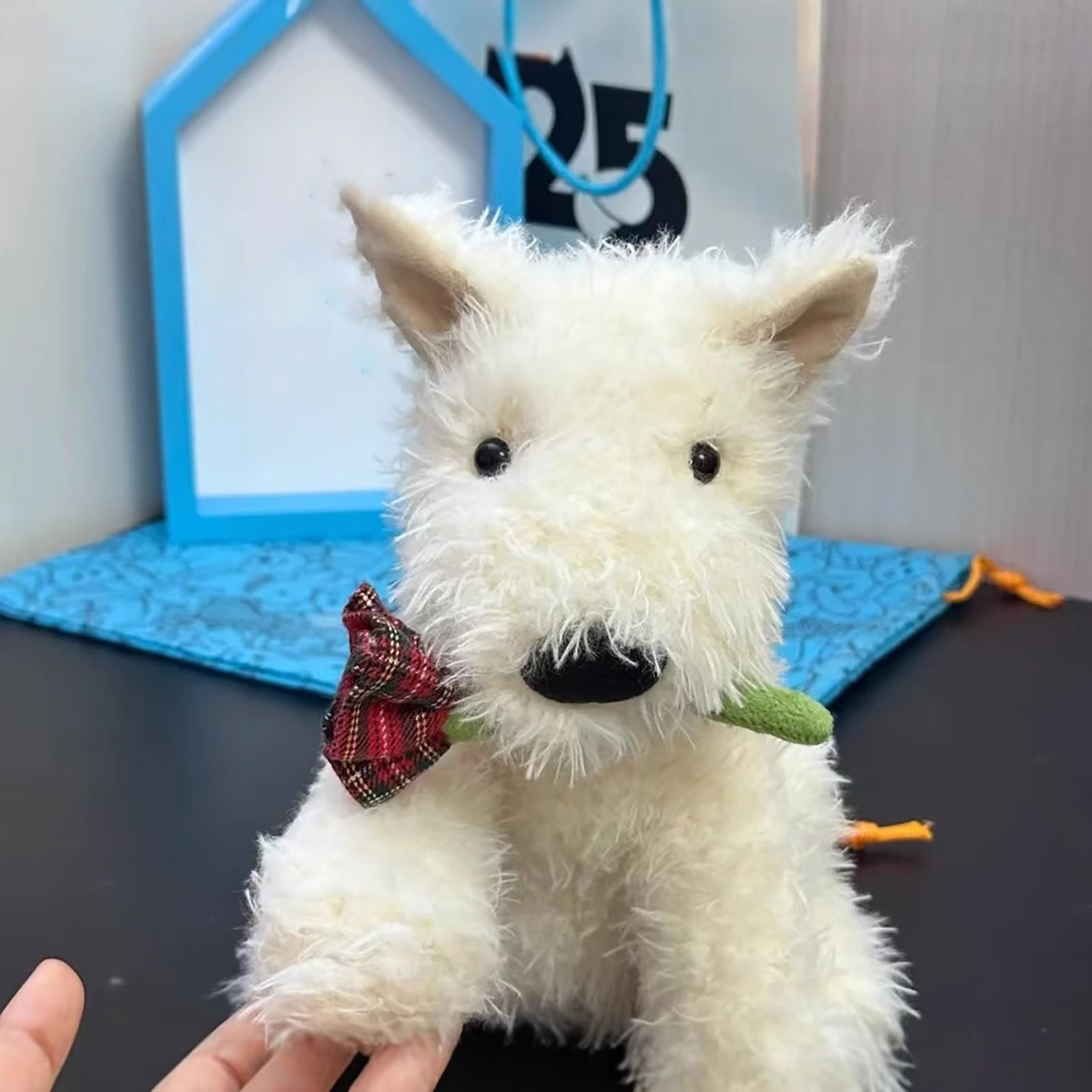 Jellycat Munro Scottie Dog Stuffed Animal Plush Toy Cute Dog Soft Plush Toy Christmas