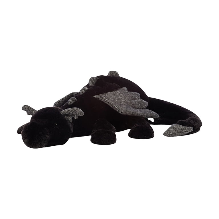 Jellycat - Onyx Dragon - Gifts for Girls Boys Kids Women Black 
