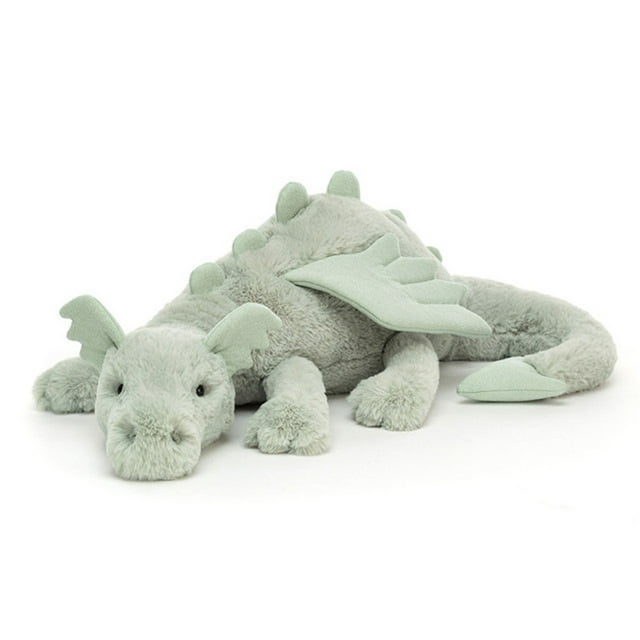 Jellycat Personalised Sage Dragon Huge Jellycats Stuffed Animals ...