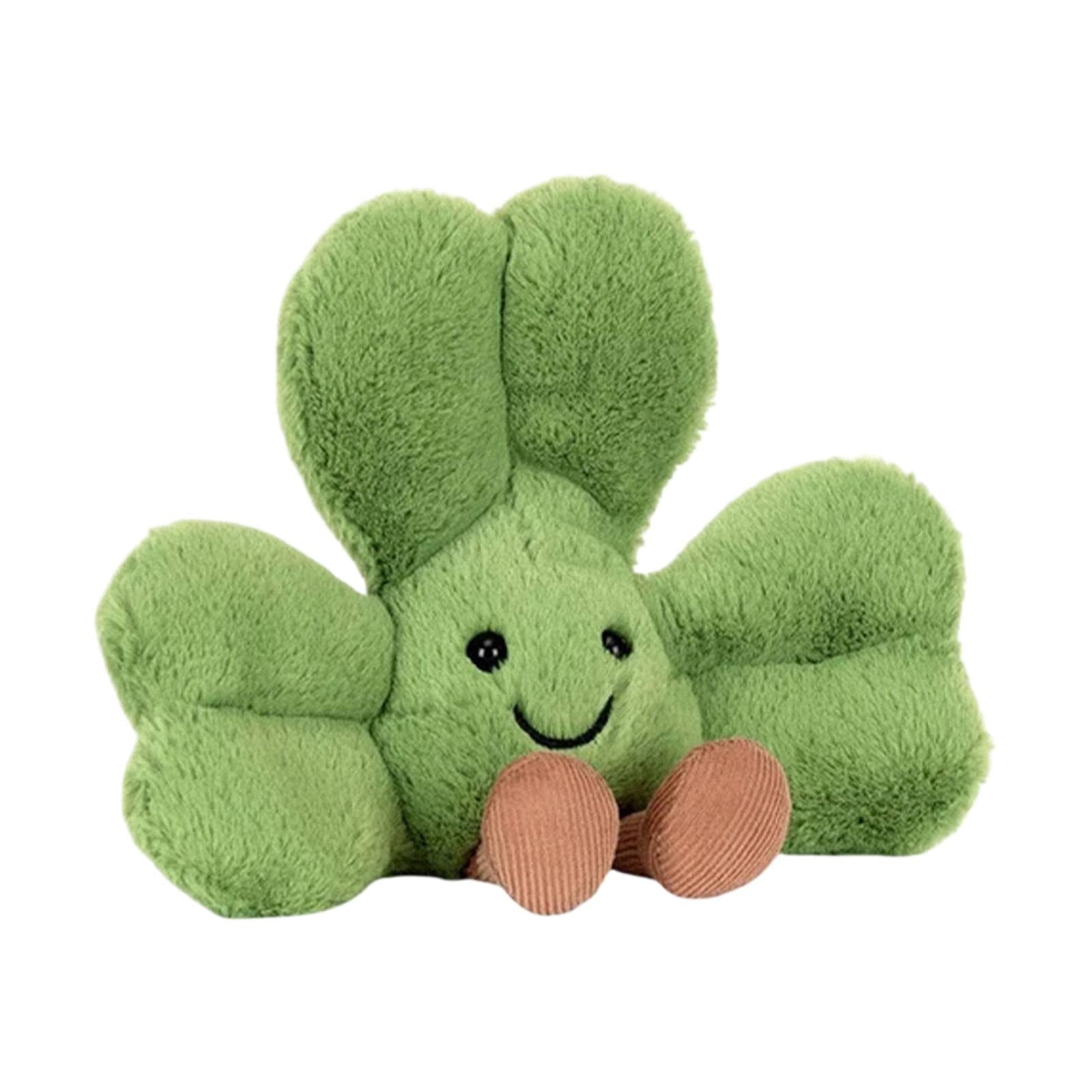 Jellycat Shamrock Stuffed Toy | Three-Leaf Clover Plush | Lucky
