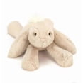 thumbnail image 1 of Jellycat Smudge Bunny Stuffed Animal, 11.8" | Soft Beige Lying Bunny Plush Toy with Floppy Ears, Cuddly Gift for Kids & Adults, 1 of 3