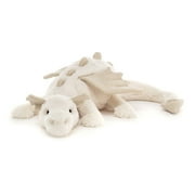 Jellycat Snow Dragon 19.6" Plush Toy - Ultra Soft Stuffed Animal, Easter Gift