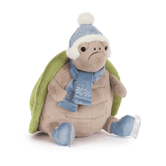 Jellycat Timmy Turtle 'Skating' Stuffed Animal, 11 inches - Reptile Plush Toy