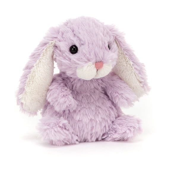 Jellycat Yummy Bunny Lavender Stuffed Animal, 5.1 Inch Tiny Soft Plush Rabbit Toy