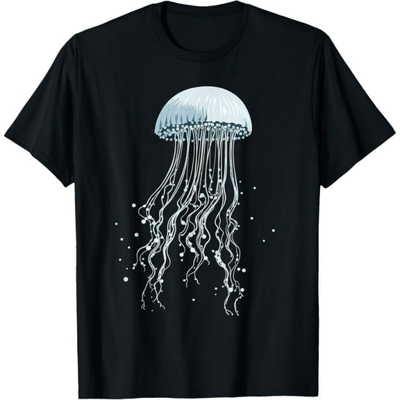 Jellyfish Animal Motif Illustration Jellyfish T-Shirt