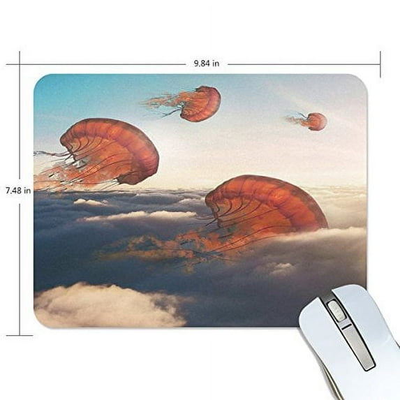 Jellyfish Cloud Mouse pads Gaming Mouse Pad 9.84x7.87 inches