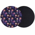thumbnail image 1 of Jellyfish Coasters Set of 2, Absorbent Coasters for Drinks, Deep Sea Animal Abstract Mushroom Starry Sky Coaster for Desk Coffee Table Protection, Home Decor House Warming Gifts 4", 1 of 8