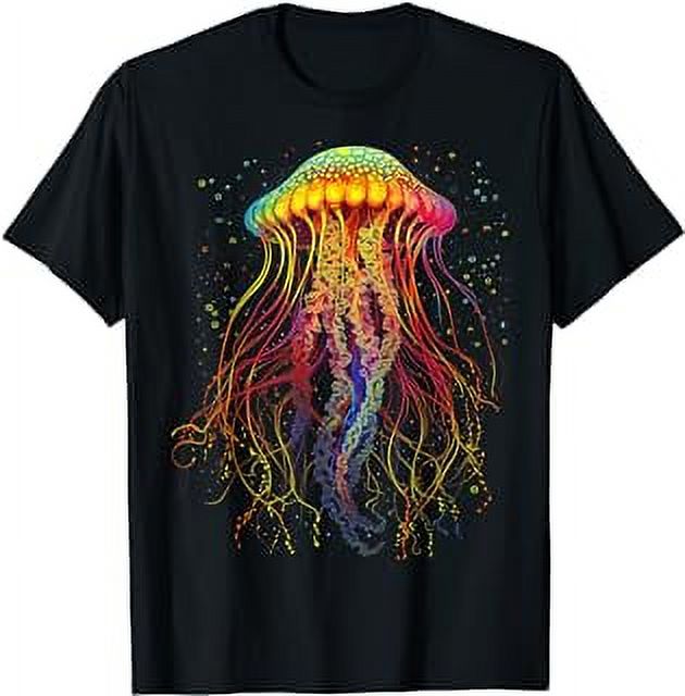 Jellyfish Colorful Fantasy Animal Art Graphic Jellyfish TShirt