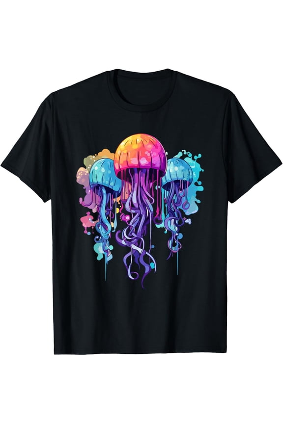 Jellyfish Costume Psychedelic Jelly Fish Sea Ocean T-Shirt