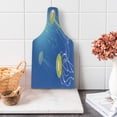 thumbnail image 1 of Jellyfish Cutting Board, Abstract Bloom of Animals Exotic Nature Sea Life Print, Decorative Tempered Glass Cutting and Serving Board, in 3 Sizes, by Ambesonne, 1 of 5