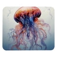 thumbnail image 1 of Jellyfish Desk Pad Mouse Mat Gaming Mouse Pad | Square 8.3x9.8 Inch Non-Slip Rubber Bottom Printed Suitable for Office and Gaming, 1 of 6