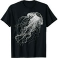 thumbnail image 1 of Jellyfish Drawing Animal Art Illustration Graphic Jellyfish T-Shirt, 1 of 4