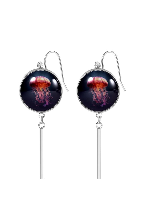 Jellyfish Elegant Earring Hooks: Stylish Ear Rings and Jewelry for Personalized Patterns