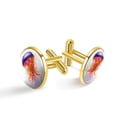 thumbnail image 1 of Jellyfish Elegant Stainless Steel Cufflinks Set for Formal Attire - for Business Meetings and Weddings, 1 of 6