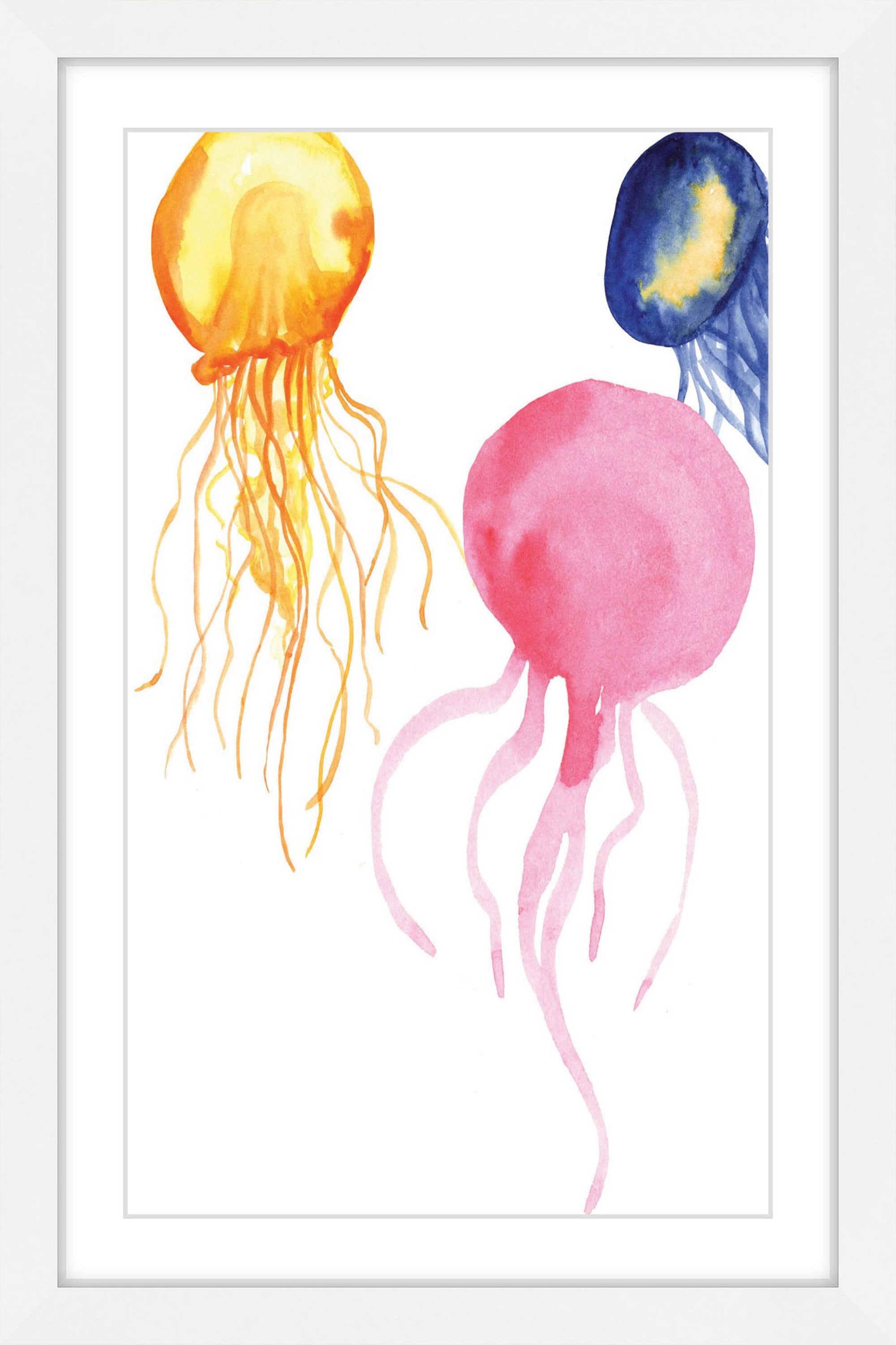 "Jellyfish" Framed Painting Print