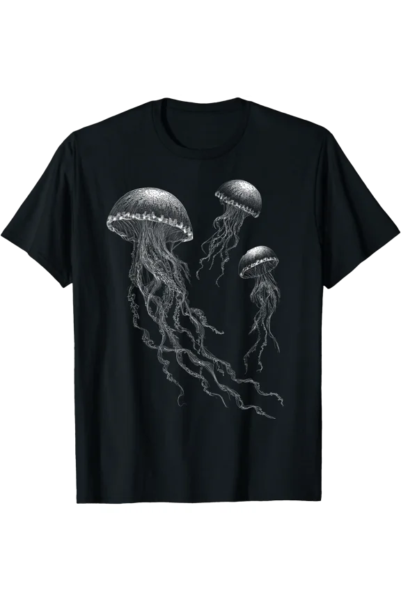 Jellyfish Gothic Sea Ocean Animal Grunge Y2K Goth Aesthetic T-Shirt