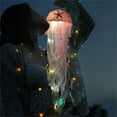 thumbnail image 1 of Jellyfish LED Lamp - 19.68" Hanging Night Light with Colorful Glow | Plastic Jellyfish Shape Decoration for Home, Party & Kids Room | Battery-Powered Tentacle Motion Light, 1 of 2