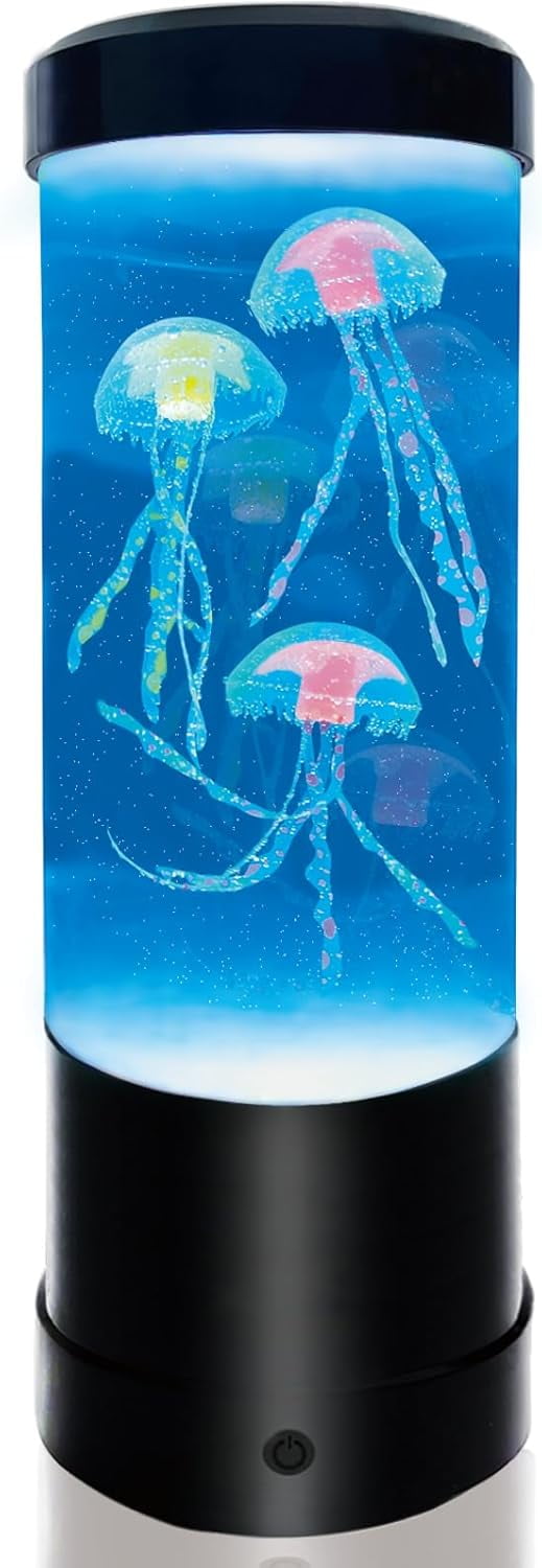 Jellyfish Lamp,7 Color Changing Night Light,USB/Battery Jelly Fish ...