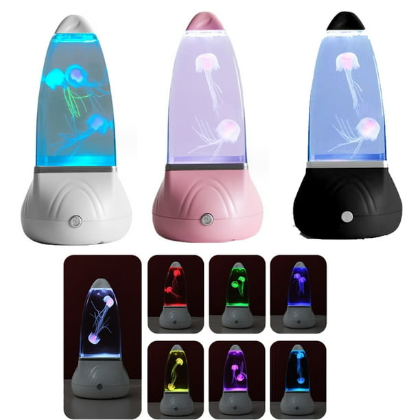Jellyfish Lava Lamp Brushless Water Pump 7 Color Changing , Jellyfish